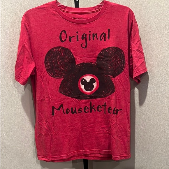 Disney Other - Original Mouseketeer  T-Shirt - Red